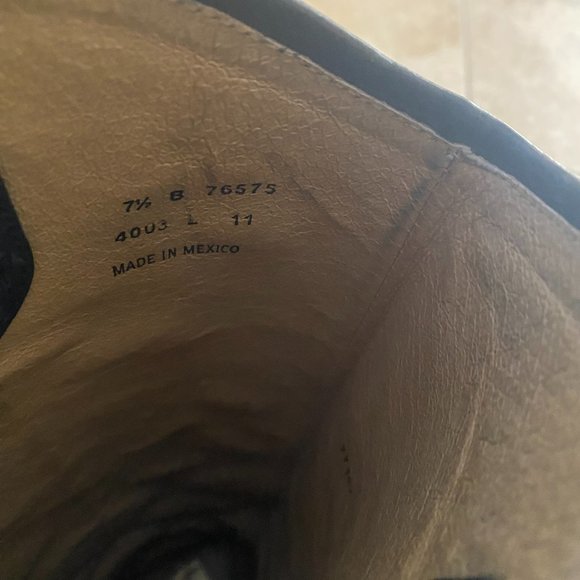 FRYE  Black Tall Boots 7.5 - Picture 3 of 6